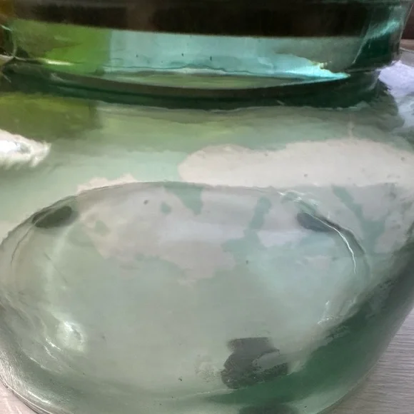 Set of Three Colorful Glass Jars with Wooden Lids - Picture 10 of 16